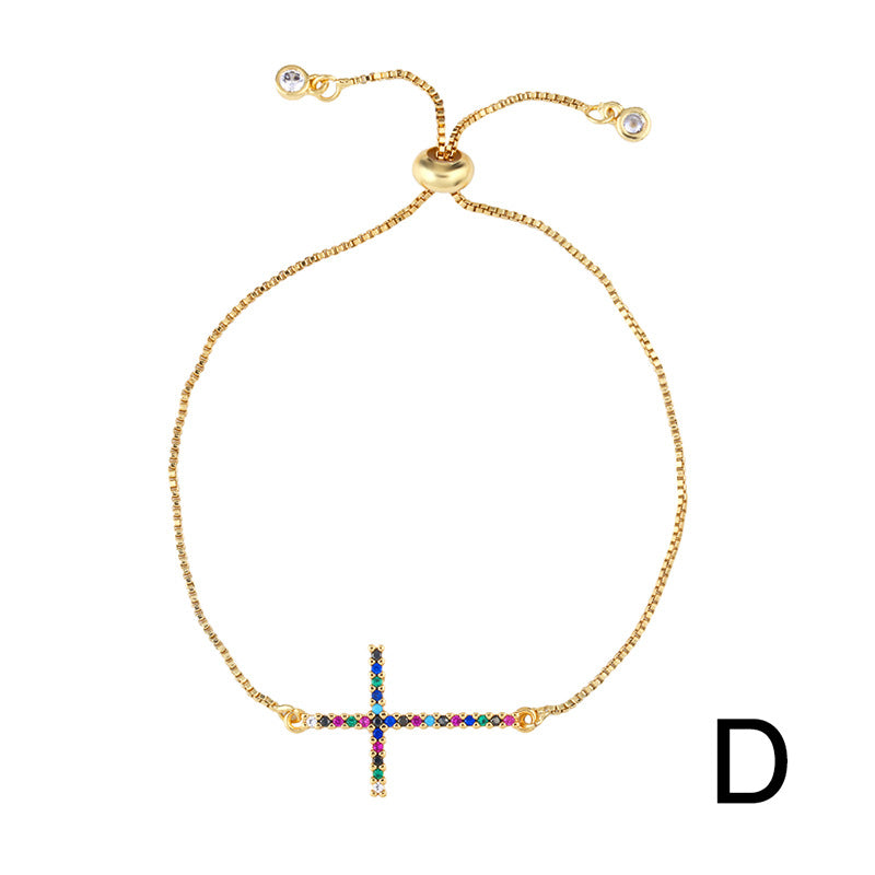 Adrianna Dainty Shell Zircon Bracelet - Style 4 [3NADDA6C]