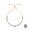 Adrianna Dainty Shell Zircon Bracelet - Style 2 [U5D56ZRL]
