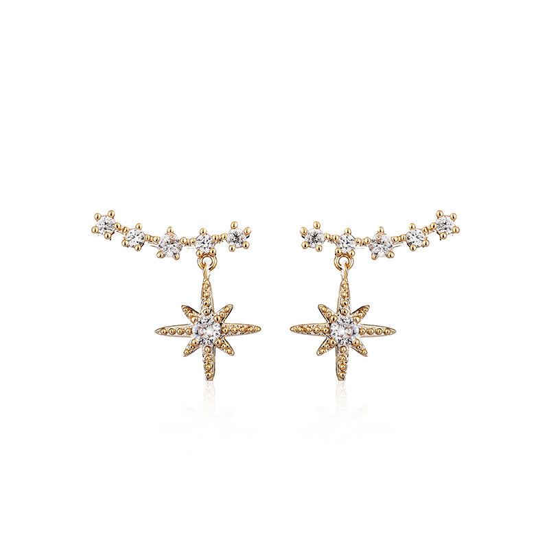 Amayiah Golden Star Earrings - Gold [8OELWXE5]