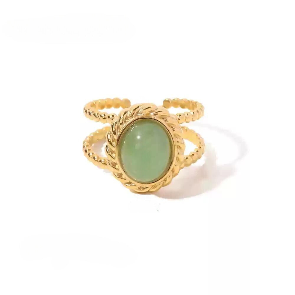Royal Aventurine Vintage Ring