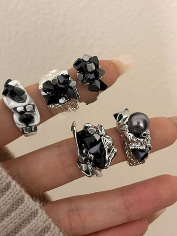 Rosalinda Organic Lava Ring