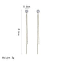 Corrine Wave Tassel Earrings - Silver [YFQ2DXOC]