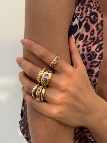 Leia Sculptural Ring Set