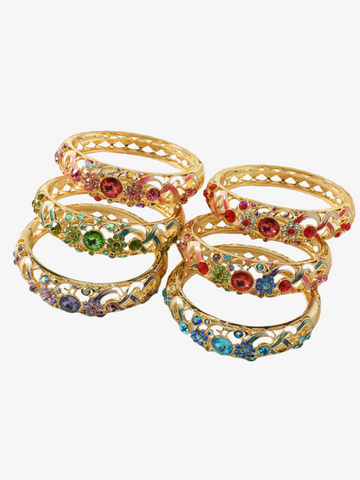 Jasey Crystal Garden Bangle