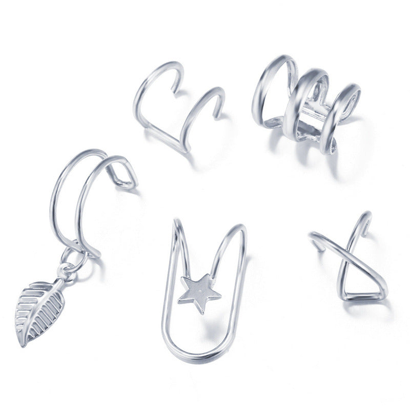 Kennedi Geometric Earring Set - Style 271 Silver [DC0UTYA8]