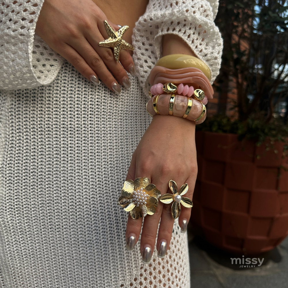 Marie Resin Bracelet Set