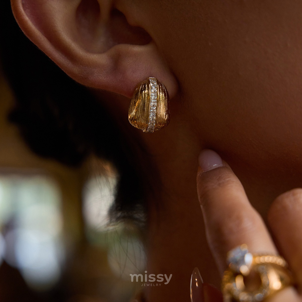 Natalia Elegant Zircon Earrings