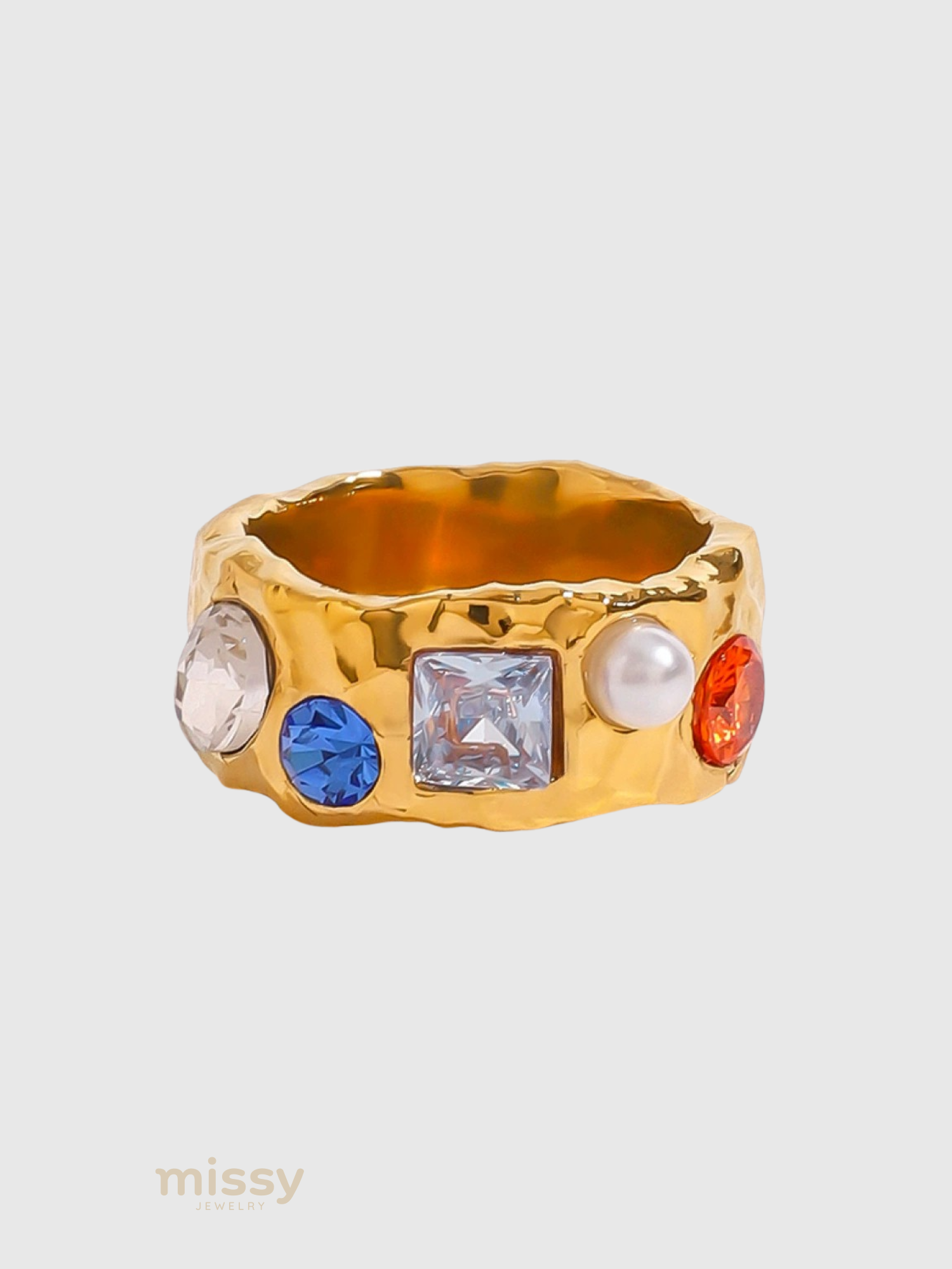 Christelle Zircon Fruit Rings