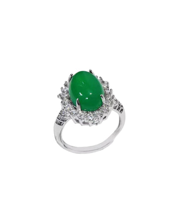 Vintage Gemstone Adjustable Cocktail Ring