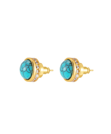 Zunaira Turquoise Drop Earrings