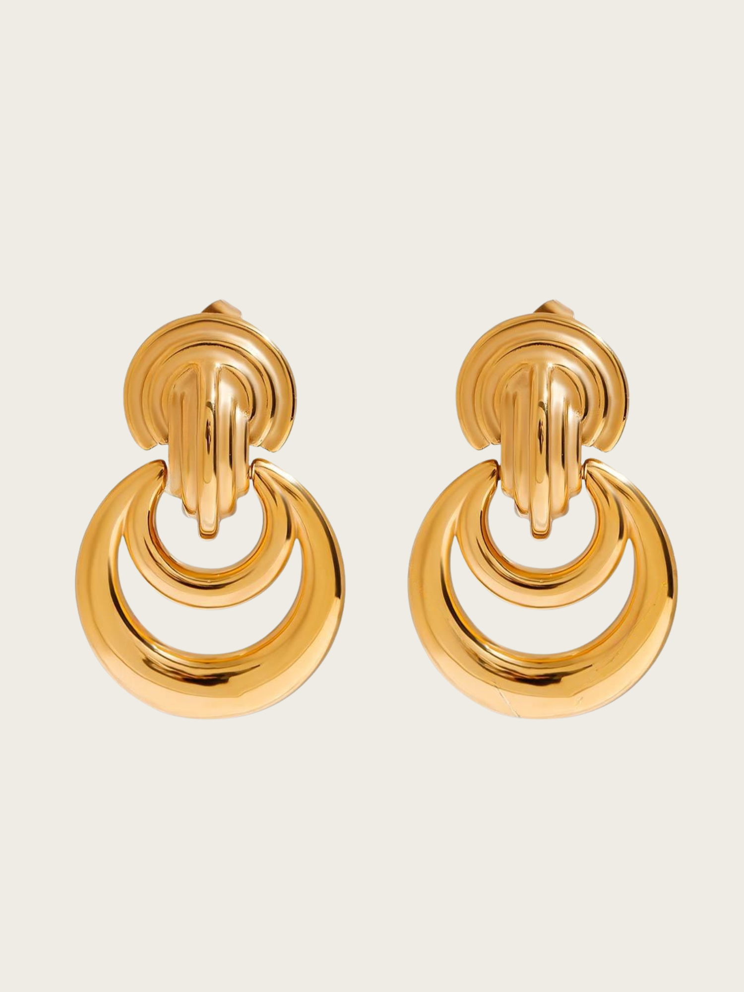 Kayleen Sculptural Hoop Earrings