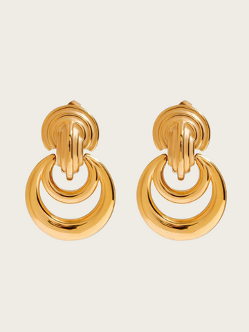 Kayleen Sculptural Hoop Earrings