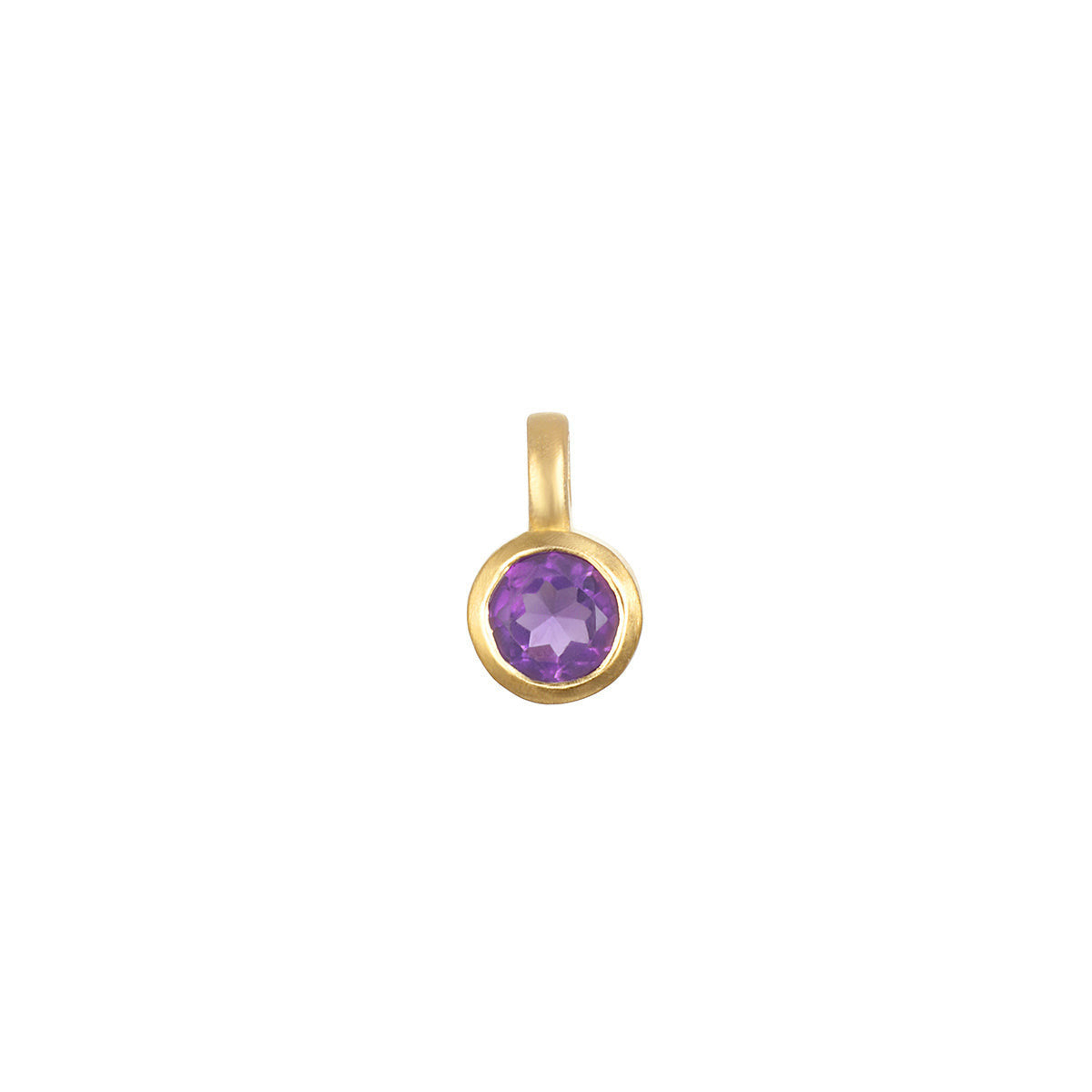 Mini Elephant Pendant Necklace - February [E4YIJPMX]