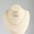 Birthstone Circle Pendant Necklace - Chain [KMBCJIPC]