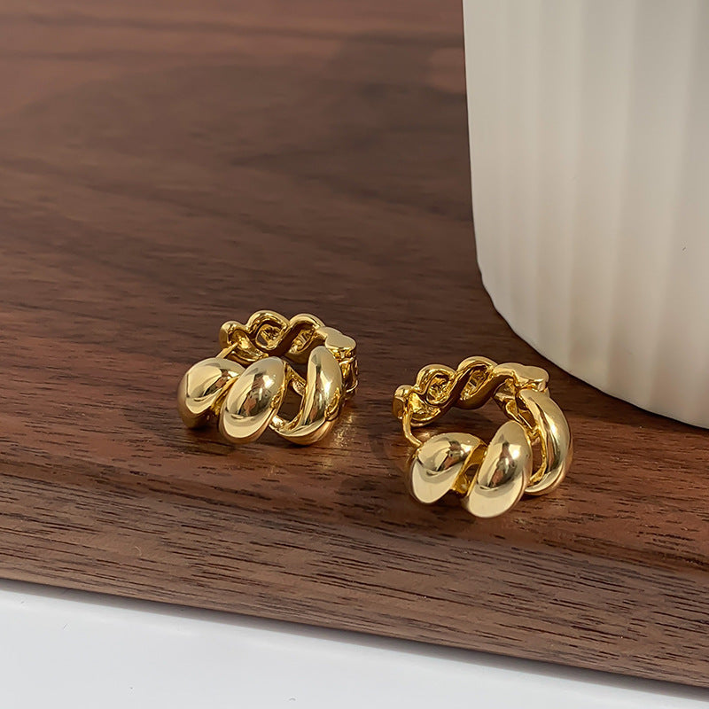 Rosanna Luxe Twist Earrings - Gold [FSNPFN7W]