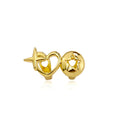 Glossy Electroplated Teeth Grillz - Gold [MSJDEXMH]
