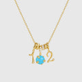Geometric Pendant Layered Necklace - Style 12 [3MM8YT6V]