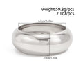 Irregular Silver Cuff Bracelet - Silver [WDWNQBCZ]