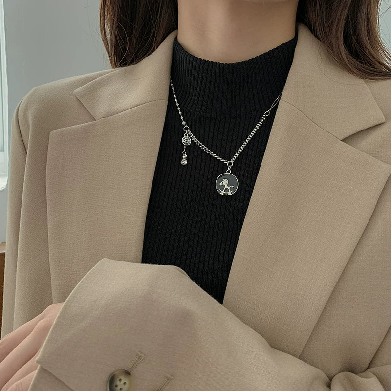 Pony Pendant Necklace - Pony (Get Rich) [W08VBXFW]