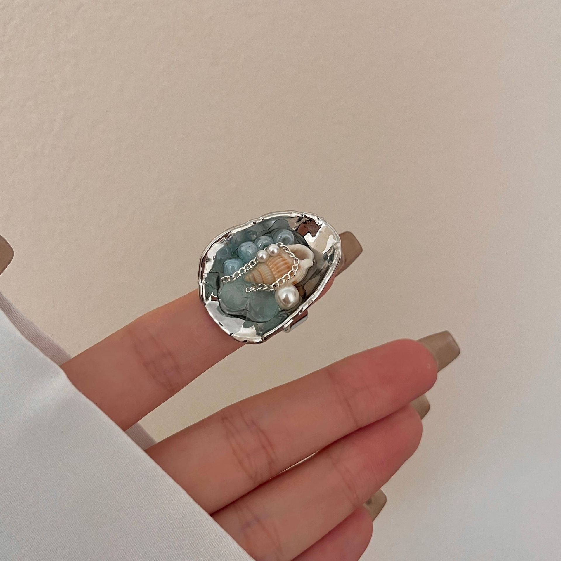 Harmoni Wide Ocean Ring - Option C [BNIH9XI1]