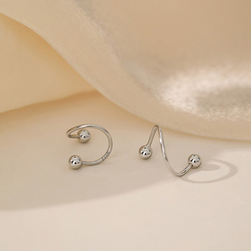 Karra Star Heart Cartilage Studs - Dot Pair [0CHAOLAN]