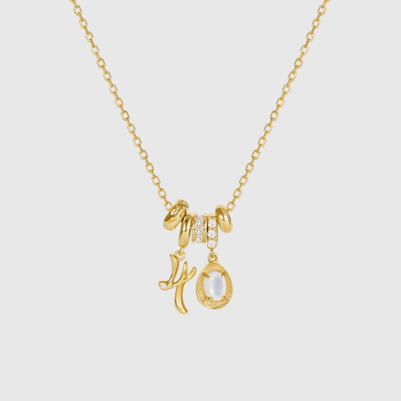 Geometric Pendant Layered Necklace - Style 4 [GHP4YQBI]
