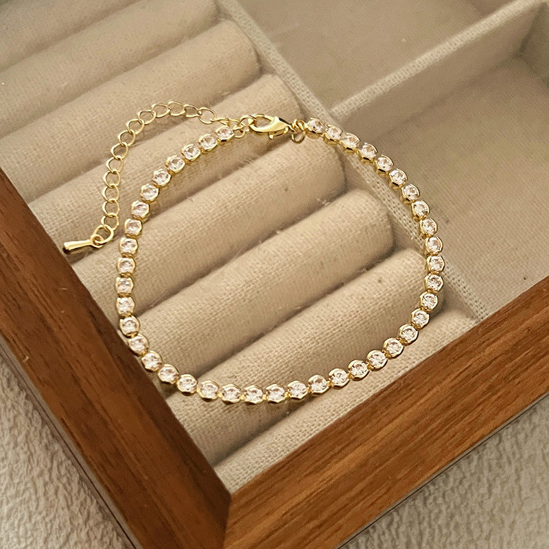 Zayna Delicate Rhinestone Bracelet - Style 1 [3NBQCWFN]