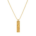 Zodiac Tarot Pendant Necklace - Gemini [ZX45T6YV]