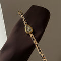 Avalina Snake Head Leopard Watch - IEKE88241 Snake Head / Leopard Print Leather Band [GRVONE85]