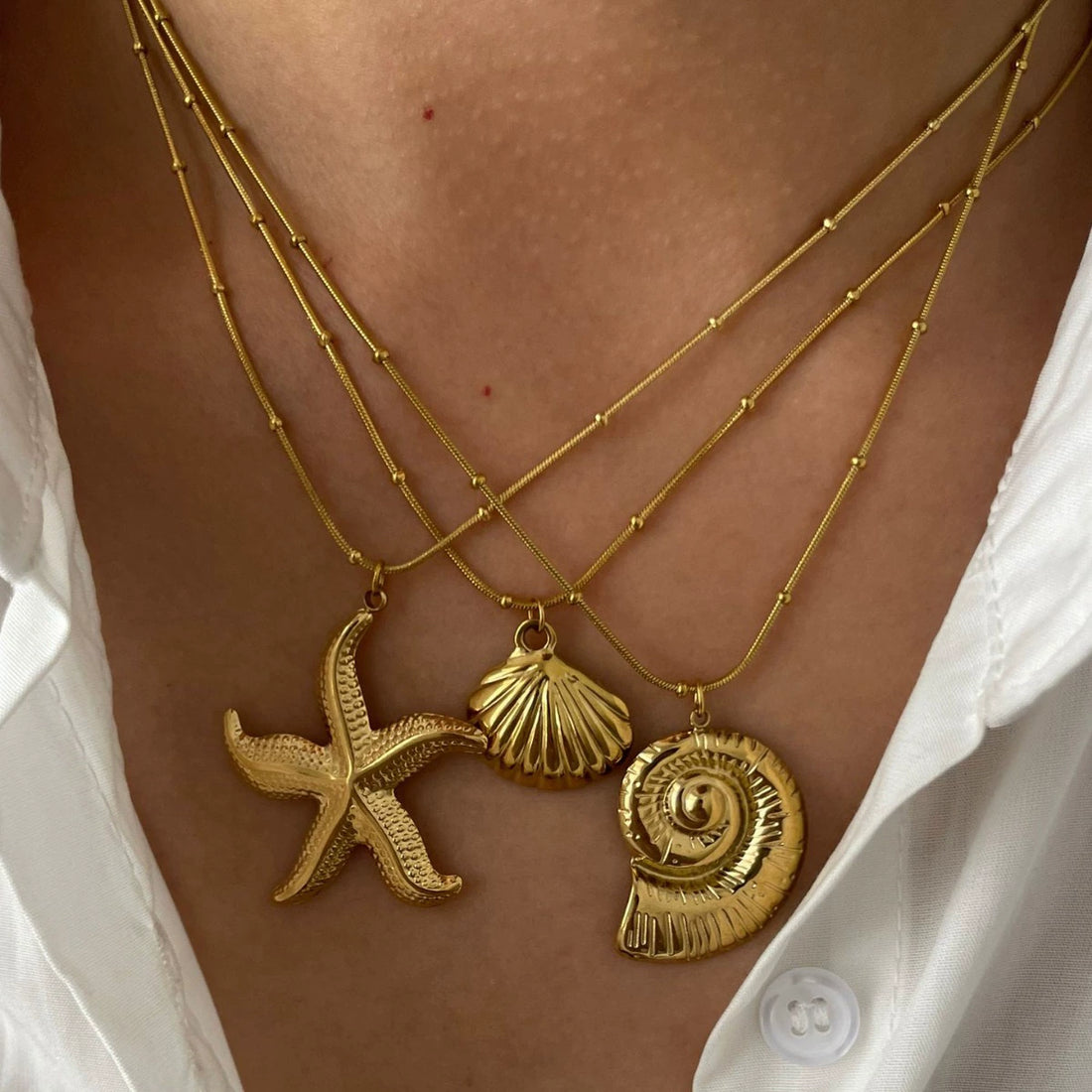 Dia Ocean Inspired Necklace