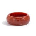 Maryn Asymmetrical Smudged Resin Bangle - Wine Red [2Z779J6H]