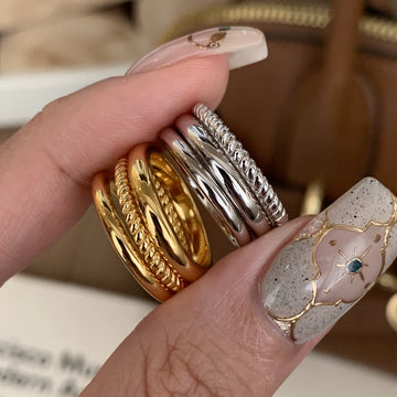 Kensi Minimalist Ring Set
