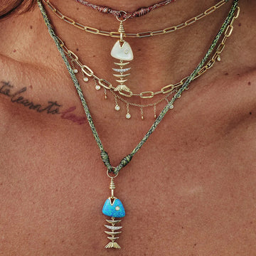 Niara Opal Fish Necklace