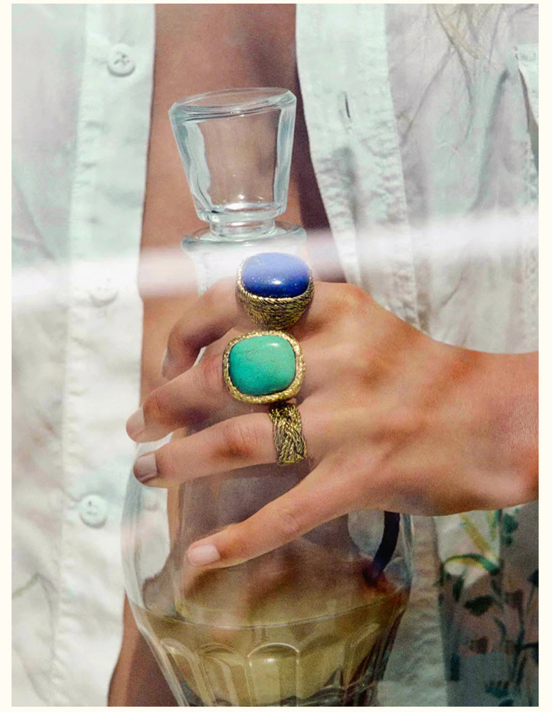 Bold Gemstone Statement Ring