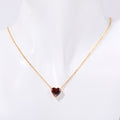 Maryella Birthstone Love Necklace - January [XWIJEF96]