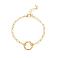 Makayla Gold Charm Jewelry - Adjustable Chain Bracelet Style 5 [SAHN270Z]