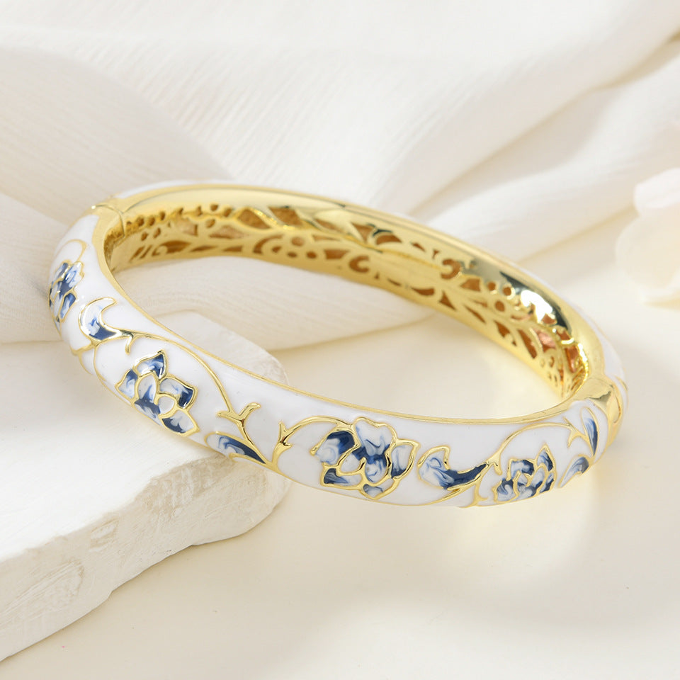 Eisley Cloisonne Enamel Bangle - Style 1 [BL1HNN3F]