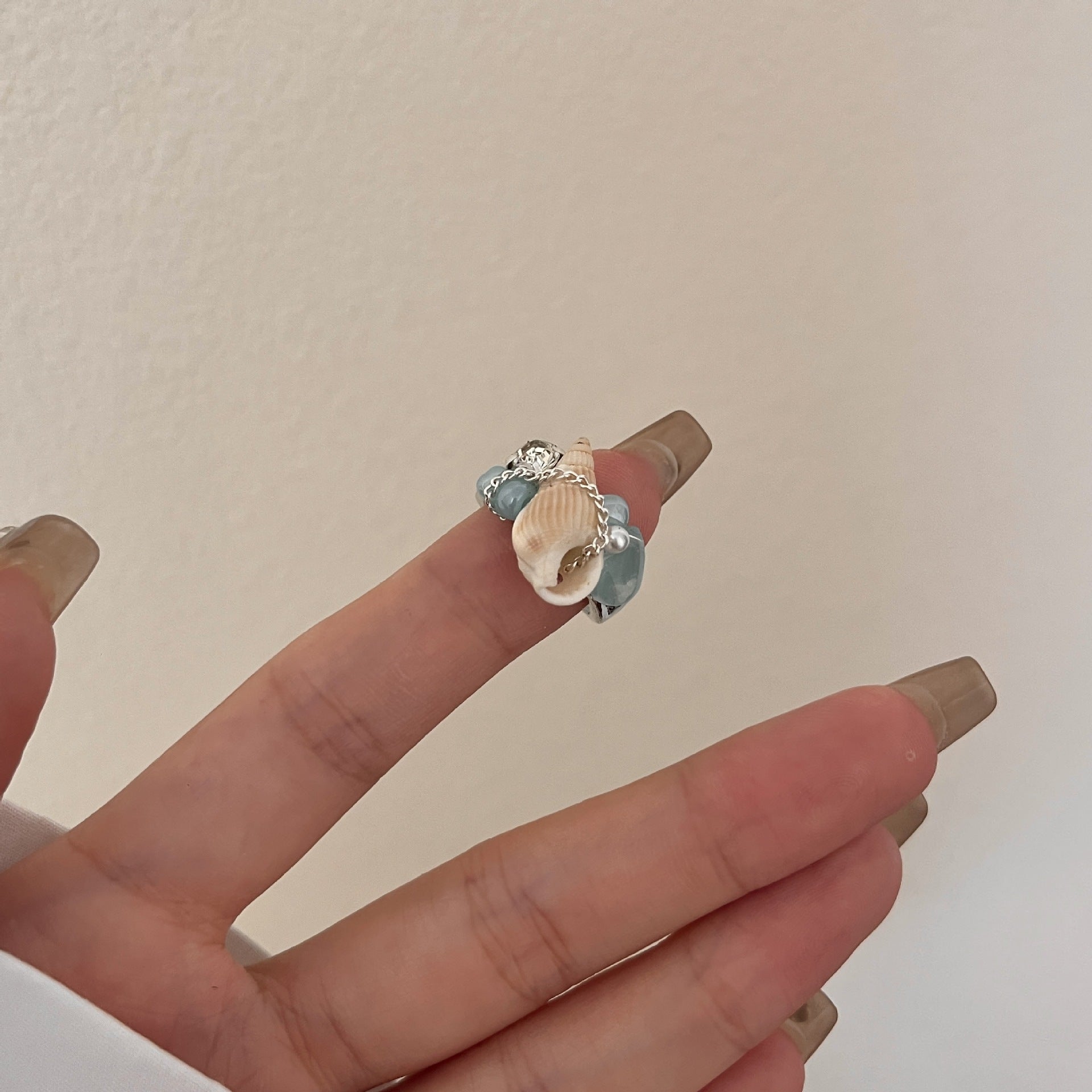 Harmoni Wide Ocean Ring - Blue [IC45NR0H]