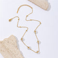 Adelle Floral Charm Jewelry Set - Necklace A [DBZXFG5B]