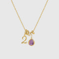 Geometric Pendant Layered Necklace - Style 2 [VW0CQ04P]