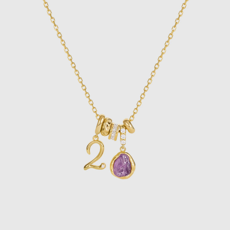 Geometric Pendant Layered Necklace - Style 2 [VW0CQ04P]