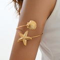 Teigan Starfish Shell Arm Cuff - Starfish Shell Arm Cuff [LJ51XZNG]