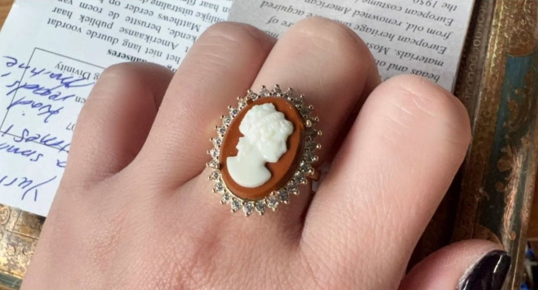 Dragon Victorian Cameo Ring