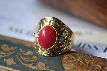 Dragon Ethnic Style Rhodonite Ring