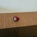 Zarah Open Heart Ring - Angola Red Earth Star Ring [CRCTO1F7]