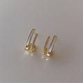 Jakayla Zircon Drop Earrings - Gold [86SHA5ZN]