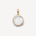 Transparent Locket Pendant Necklace - Round Glass Locket Necklace [L8M4PPNW]