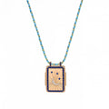 Celestial Charm Pendant Necklace - Moon [DA9D8A53]