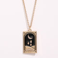 Erynn Gold-Plated Tarot Necklace - Knight of Cups [NNP7ZQIX]