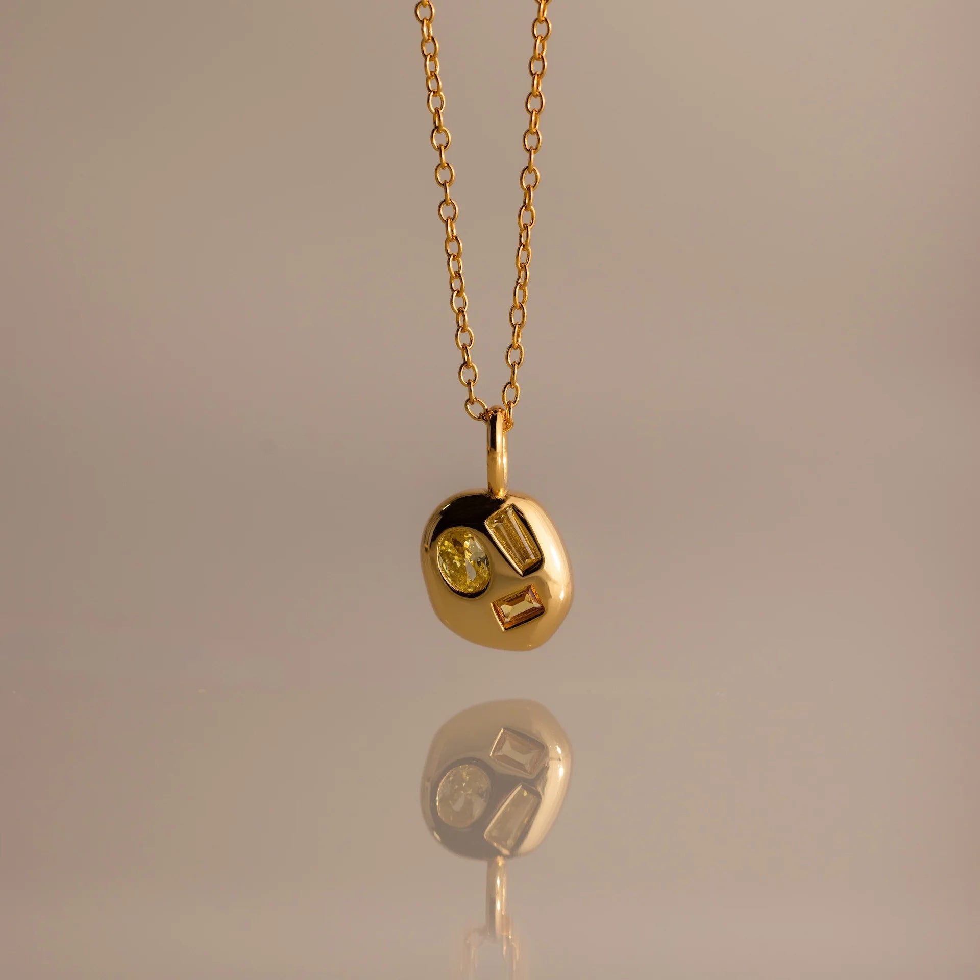 Birthstone Pendant Necklace - November Necklace [N9WXLEOX]